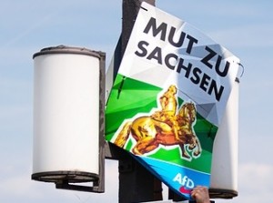 Wahlplakat in Sachsen: Viele Fachkräfte wollen keine Rechtspopulisten (Foto: dmncwndrlch/pixabay.de)