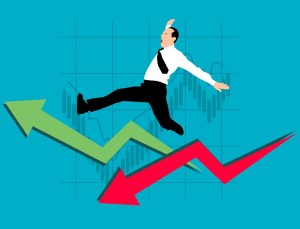 Auf und Ab: Deutsche Wirtschaft verharrt weiter in der Rezession (Bild: pixabay.com, Mohamed_hassan)