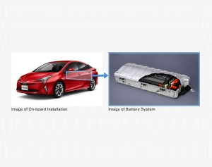 In einen E-Toyota verbaute Technologie: Ohne Hochleistungsakkus geht es nicht (Bild: peve.jp)