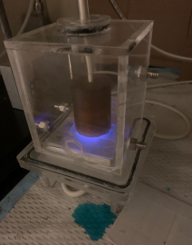 Anlage zur Erzeugung von kaltem Plasma im Labor der University of Alberta (Foto: ualberta.ca)