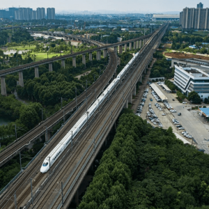 Eisenbahntrasse: KI managt Chinas Hochgeschwindigkeitseisenbahnnetz (Foto: crecg.com)
