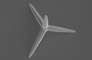 Solche Tetrapoden töten gefährliche Bakterien wirkungsvoll ab (Illustration: iciq.org)