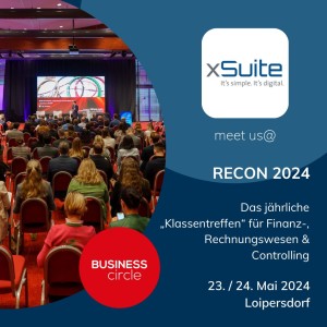 xSuite auf Österreichs Top-Event für Finanzorganisationen (Bild: RECON)