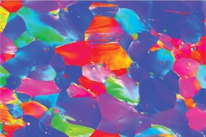 Struktur der neuen Legierung ähnelt einem abstrakten Gemälde (Foto: lbl.gov) Struktur der neuen Legierung ähnelt einem abstrakten Gemälde (Foto: lbl.gov)