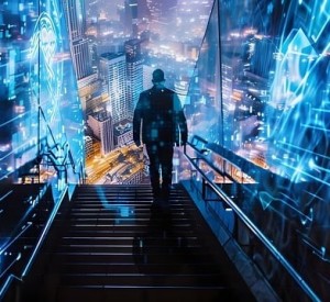 Digitale Welt: Technologischer Wandel lähmt viele Entscheidungsträger (KI-Bild: Dee, pixabay.com)