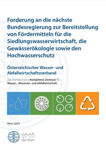 Cover Forderungspapier (Bild: ÖWAV)