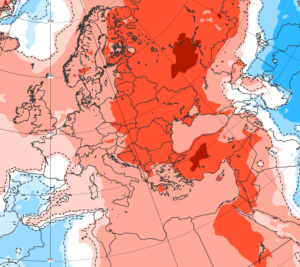 Wetterprognosekarte für Europa und Nordafrika: KI deutlich treffsicherer (Bild: ecmwf.int)