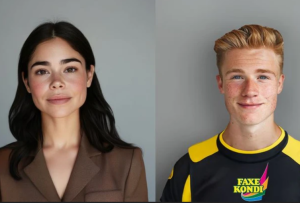 Virtuelle Mitarbeiter Athena und KondiKai (Bilder: markedsforing.dk)