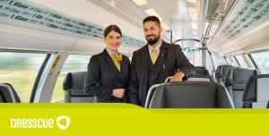DRESSCUE stattet Mitarbeiter der ODEG aus (Bild: ODEG – Ostdeutsche Eisenbahn GmbH)