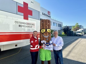 Starkes Team: Soletti und das Österreichische Rote Kreuz (Foto: Kelly)