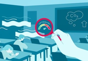 Dicke Luft im Klassenzimmer: Werte im Schuljahr 2023/24 alarmierend (Bild: tugraz.at)