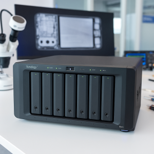 Synology-NAS-Datenrettung im Datenrettungslabor von RecoveryLab (Foto: RecoveryLab)