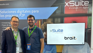 Édgar Jiménez, CEO Brait (links), Gonzalo Isla Baranda, GF xSuite Iberia (Bild: xSuite)