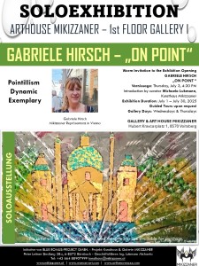 Gabriele Hirsch Solo Exhibition in Art House Mikizzaner (© mikizzaner.at)
