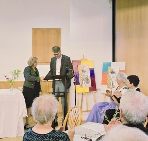 Arthena Maxx and SI Mag. Wolfgang Rehner in the Castle of Trautenfels (© Arthena Maxx)