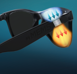 So wird der Chip in der smarten Brille per Mini-Ventilator gekühlt (Illustration: xmems.com)