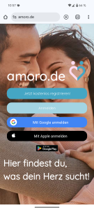 Neue Datingplattform amoro.de (Bild: Mulitlabel GmbH)