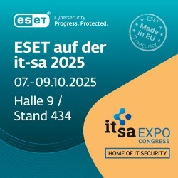 ESET auf der it-sa 2025 in Nürnberg (Bild: ESET)