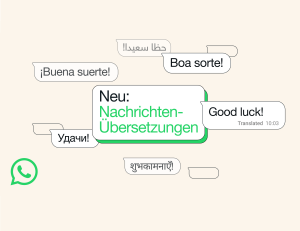 WhatsApp: neues Übersetzungs-Feature vorgestellt (Bild: blog.whatsapp.com)
