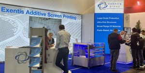 Reges Interesse am Exentis-Stand an der EMO Hannover 2025 (Foto: Exentis)