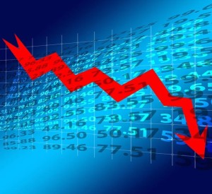 Trendpfeil: Deutsches Wirtschaftswachstum kommt bald zum Erliegen (Bild: pixabay.com, geralt)