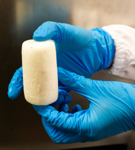 Methanhydrat: So sieht der Erdgasspeicher der Zukunft aus (Foto: nus.edu.sg)