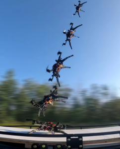 Einzelne Anflugphasen der Drohne mit dem neuen DART-System (Foto: usherbrooke.ca)