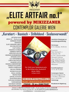 Eröffnung am 14.10.2025 um 18 Uhr in der Contemplor Galerie Wien (Bild: ART Presse Mikizzaner)