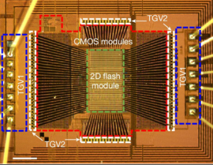 2D-Memristor in hoher Auflösung: neue Anwendungen für KI möglich (Foto: Nature)
