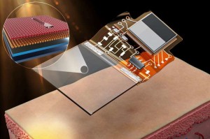 Aufbau des Sensors, der Sonnenbrand verhindert (Illustration: Innovation Studio)
