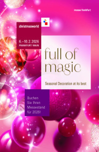 Christmasworld 2026 für Nachhaltigkeit und Regionalität (Bild: n.b.s GmbH/Messe Frankfurt)