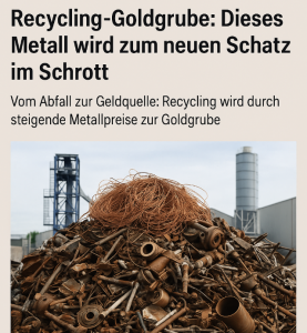 Altmetall und Kupferkabel stehen für den Recyclingboom (Bild: schrottabholung.org/2025) Altmetall und Kupferkabel stehen für den Recyclingboom (Bild: schrottabholung.org/2025)
