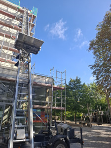 Transport von Solarmodulen in Berlin-Wilmersdorf (Foto: Marcin Czopek)