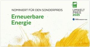 Heliotherm sichert sich mit der Cube Pro Nominierung für Sonderpreis Erneuerbare Energie ( ©ÖGUT)