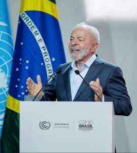 Brasiliens Präsident Luiz Inácio Lula da Silva bei der COP30-Eröffnung (Foto: un.org)