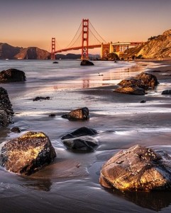 Brücke: Folie schützt Bauwerke wie Golden Gate Bridge vor Rost (Foto: Monika Häfliger, pixabay.com)