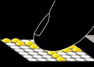 Gefüllte Luftkammern: Bilder und Grafiken auf Display ertastbar (Bild: Yon Visell, ucsb.edu) Gefüllte Luftkammern: Bilder und Grafiken auf Display ertastbar (Bild: Yon Visell, ucsb.edu)
