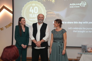 Mona Mohorn, Wilhelm Mohorn, Michelle Mohorn bei der Eröffnung der Jubiläumsfeier (Foto: Alois Endl) Mona Mohorn, Wilhelm Mohorn, Michelle Mohorn bei der Eröffnung der Jubiläumsfeier (Foto: Alois Endl)