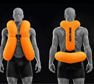 Airbag für Radfahrer: So lassen sich Sportler bei Unfällen umfassend schützen (Foto: aerobag.eu)