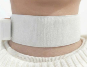 Sprechendes Halsband: Hoffnung für Schlaganfallpatienten (Foto: occhipintigroup.com) Sprechendes Halsband: Hoffnung für Schlaganfallpatienten (Foto: occhipintigroup.com)