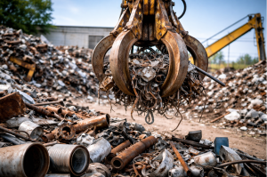Schrott und Altmetall bereit zur fachgerechten Verwertung in Essen (© schrottabholung.org) Schrott und Altmetall bereit zur fachgerechten Verwertung in Essen (© schrottabholung.org)