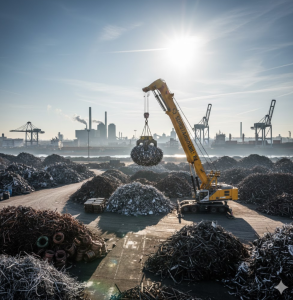 Schrottankauf Duisburg: Sichert Metallreserven für die Stahlindustrie (Foto: Schrottabholung.org)