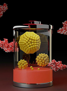 Metall-Cluster werden für 