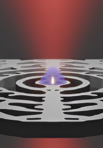 Darstellung des Nanolasers: Technologie ebnet Weg für Computer der Zukunft (Bild: dtu.dk)