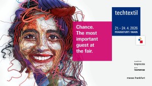 Techtextil 2026: Neueste Trends vom 21. bis 24.4. auf der Messe Frankfurt (Bild: Messe Frankfurt) Techtextil 2026: Neueste Trends vom 21. bis 24.4. auf der Messe Frankfurt (Bild: Messe Frankfurt)