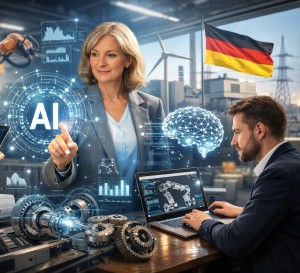 KI-Nutzung im deutschen Mittelstand: ein unumkehrbarrer Trend (Bild: ChatGPT/Dall-E)