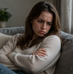 Schmollen: Viele Menschen streiten es ab, beleidigt zu sein (Bild: ChatGPT/Dall-E)