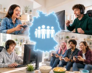 Gaming-Nation Deutschland: Beide Geschlechter mögen Computerspiele (Bild: ChatGPT/Dall-E)
