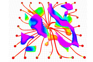 UAV-Flugrouten und alternative Kurse: "MIGHTY" reagiert in Echtzeit (Illustration: mit.edu)