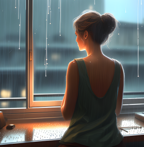 Isolation: Klimawandel kappt gesellschaftliche Kontakte (KI-Bild: honeyb, pixabay.com)